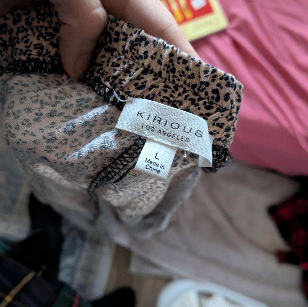 leopard print skirt